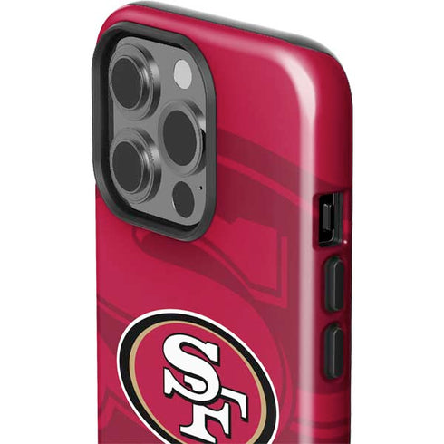 NFL San Francisco 49ers Double Vision iPhone 15 Pro Impact Case